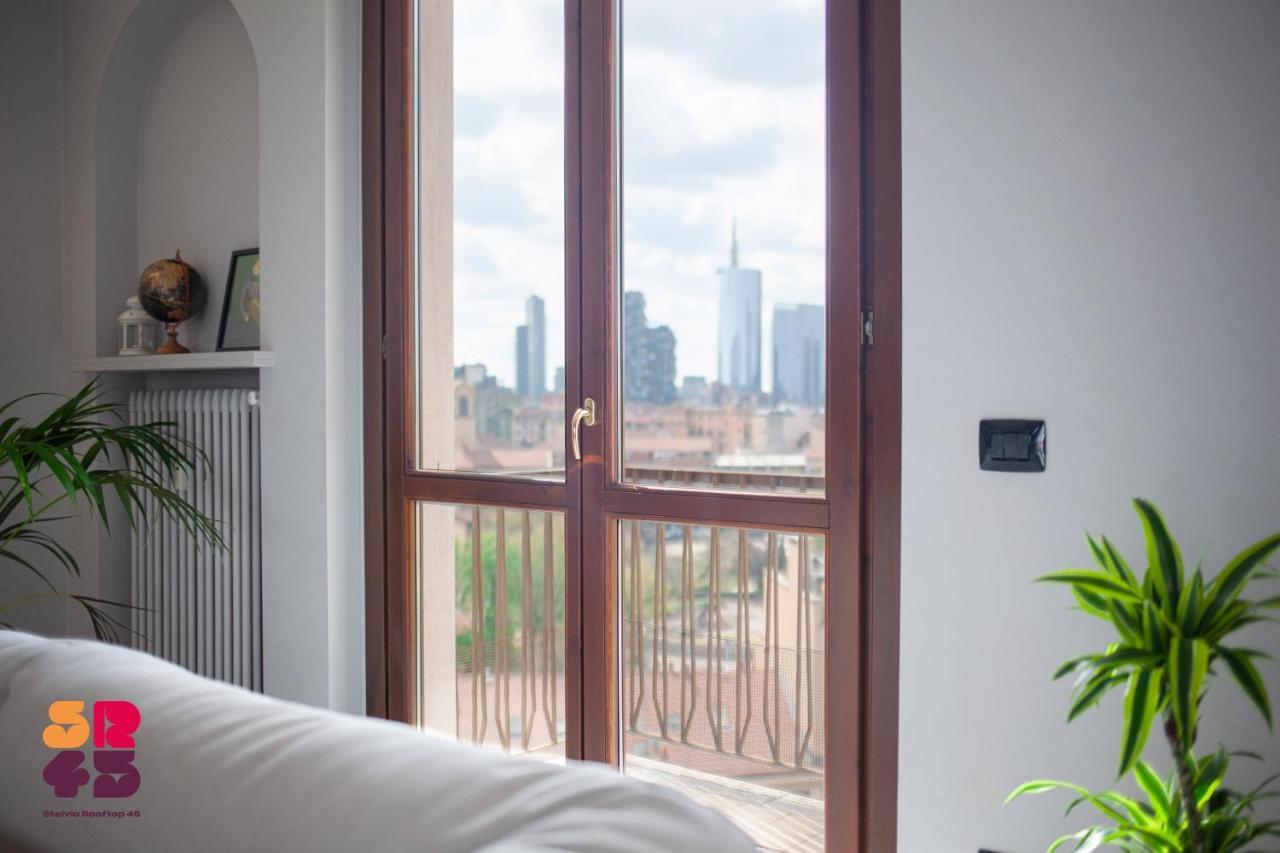 Stelvio Rooftop - Penthouse Skyline With Terrace And Jacuzzi Milano Exterior foto