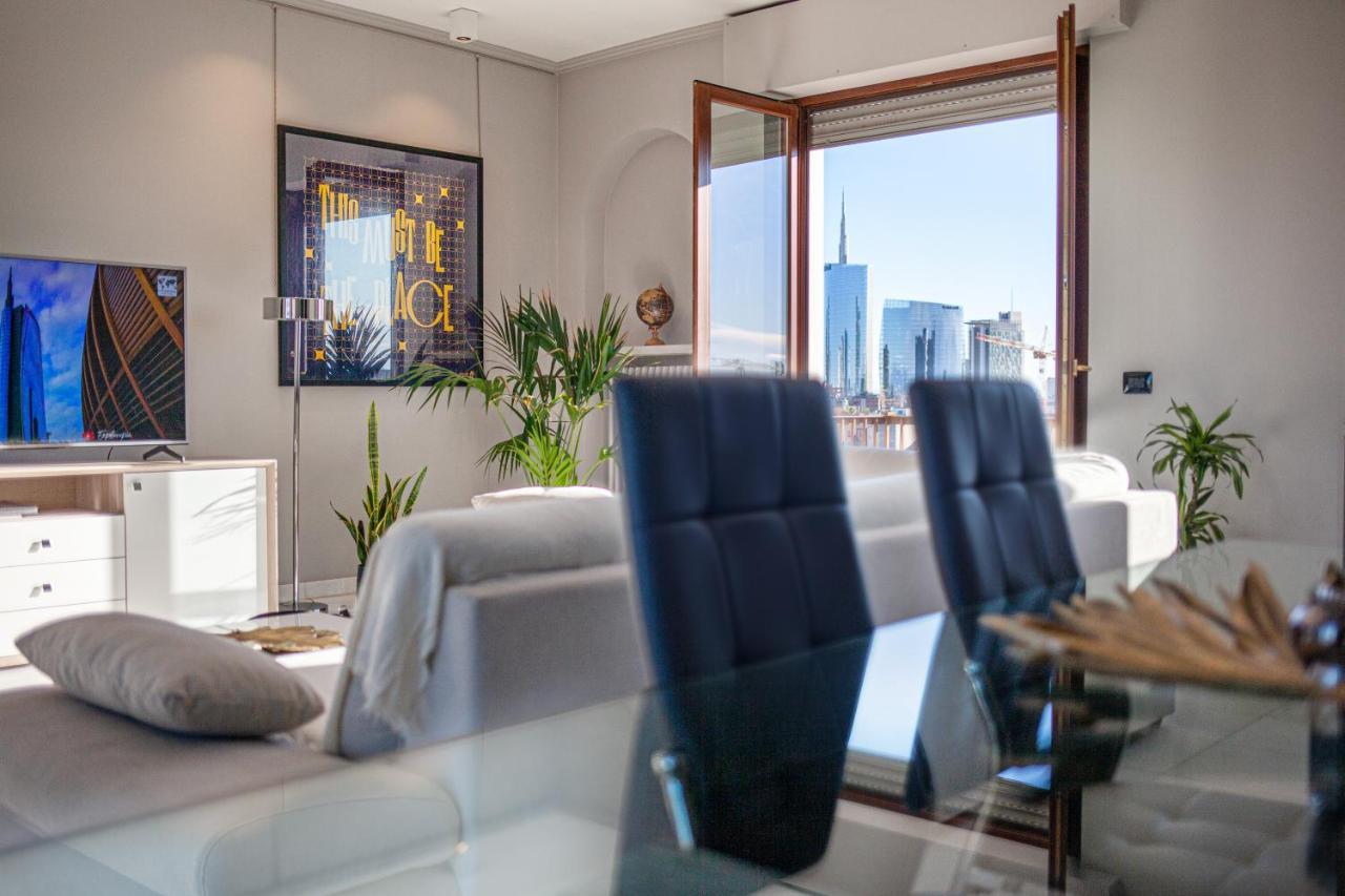Stelvio Rooftop - Penthouse Skyline With Terrace And Jacuzzi Milano Exterior foto